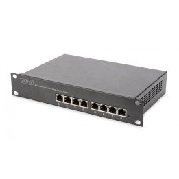 DIGITUS DN-95331 L2 Managed Gigabit Ethernet PoE Switch, 8-Port, 10 inch, 80W PoE Budget