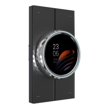 Akubela HyPanel Lux Piano PoE Home Center monitorius sidabrinis