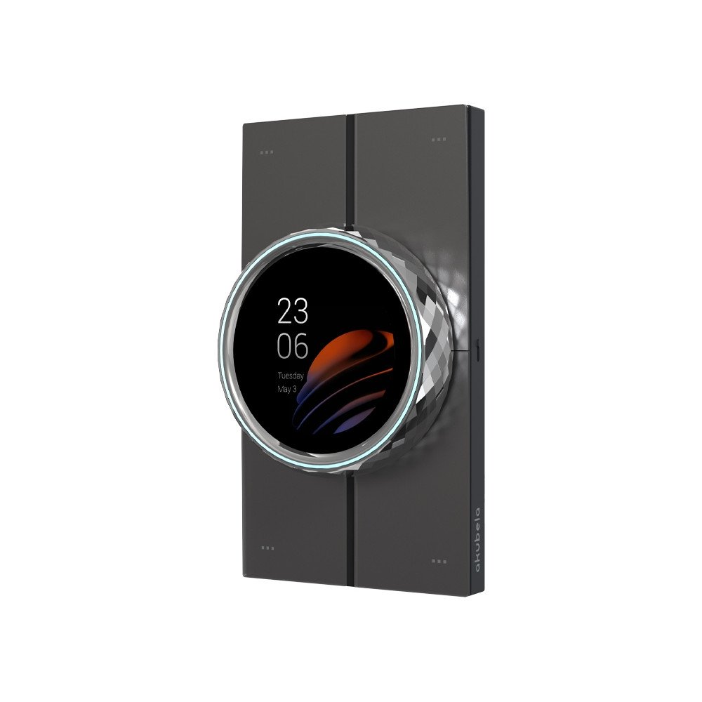 Akubela HyPanel Lux Piano PoE Home Center Monitor Silver