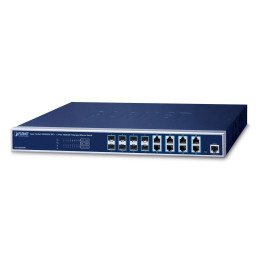PLANET XGS-6320-8X8TR Layer 3 16-Port 10GbE Managed Switch (8x SFP+ & 8x RJ-45) with 48V DC Redundant Power