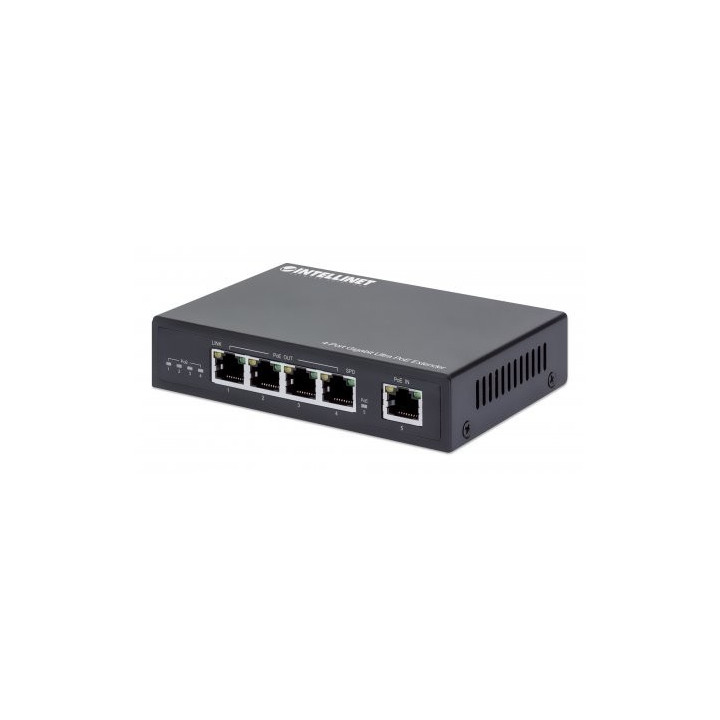 Intellinet 561617 4-портовый Gigabit PoE удлинитель 90W