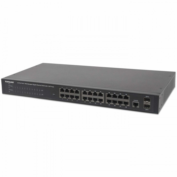 Intellinet 560559 24-портовый Gigabit PoE+ управляемый коммутатор