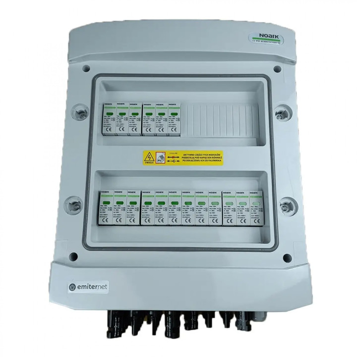 EMITER EM-654N_DC Коммутационное устройство DC IP65 1000V SPD тип 1+2 6 PV стрингов