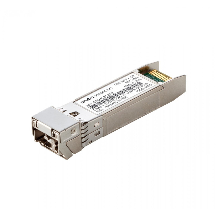 HPE R9D18A Aruba Instant On 10G SFP+ LC SR 300m MMF raidītājs