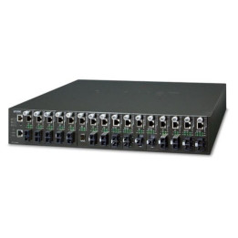 PLANET MC-1610MR 16-слотовый SNMP-управляемый корпус для медиаконвертеров