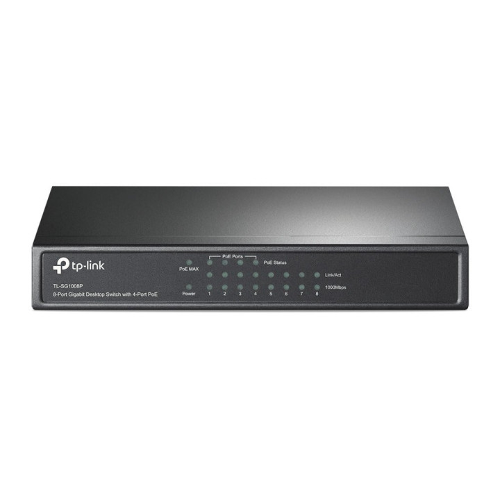 TP-Link TL-SG1008P 8-портовый гигабитный PoE+ коммутатор 56W
