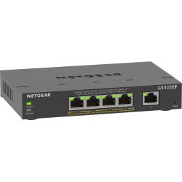 Netgear GS305EP-100PES 5-Port Gigabit Plus PoE+ Switch