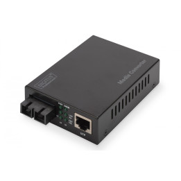 DIGITUS DN-82120-1 Gigabit Ethernet Media Converter, Multimode SC, 850nm, 0,5km
