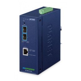 PLANET IXT-900-2X1PD Industrial 2-Port Fiber Optic Switch, 10G, IP40