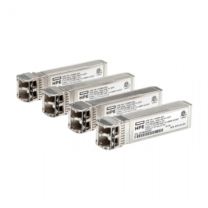 HPE C8R24B MSA 16Gb SFP+ 4-комплект Fibre Channel трансивер