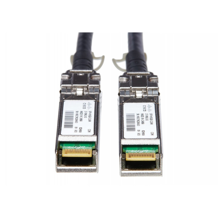 Cisco SFP-H10GB-CU5M= 10G SFP+ kabelis 5m Melns