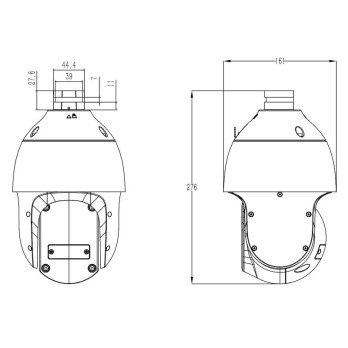IP Camera Speed Dome Outdoor TC-H354S SPEC:23X/I/E/V3.1 - 5 Mpx 5 - 115 mm TIANDY