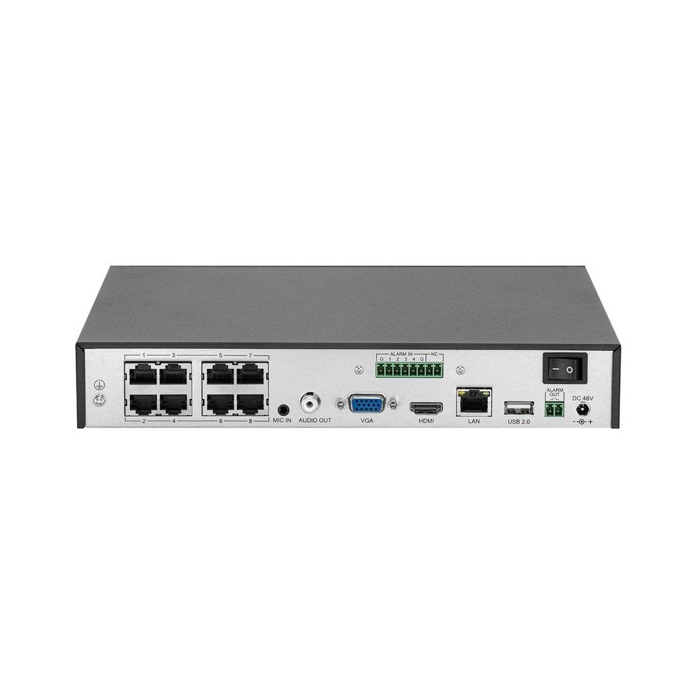 IP ierakstitajs TC-R3110 SPEC:I/B/P8/K/V3.1 10 kanali, 8 PoE TIANDY