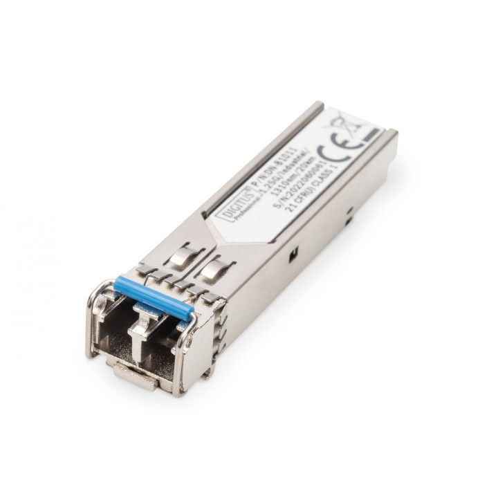 DIGITUS DN-81011 1.25 Gbps SFP Module, Singlemode, Industrial, LC Duplex, 1310nm, 20km
