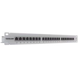 Intellinet 720014 патч-панель Cat6 FTP 24 порта 1U экранированная