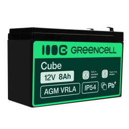Green Cell AGM46 12V 8Ah VRLA huoltovapaa akku