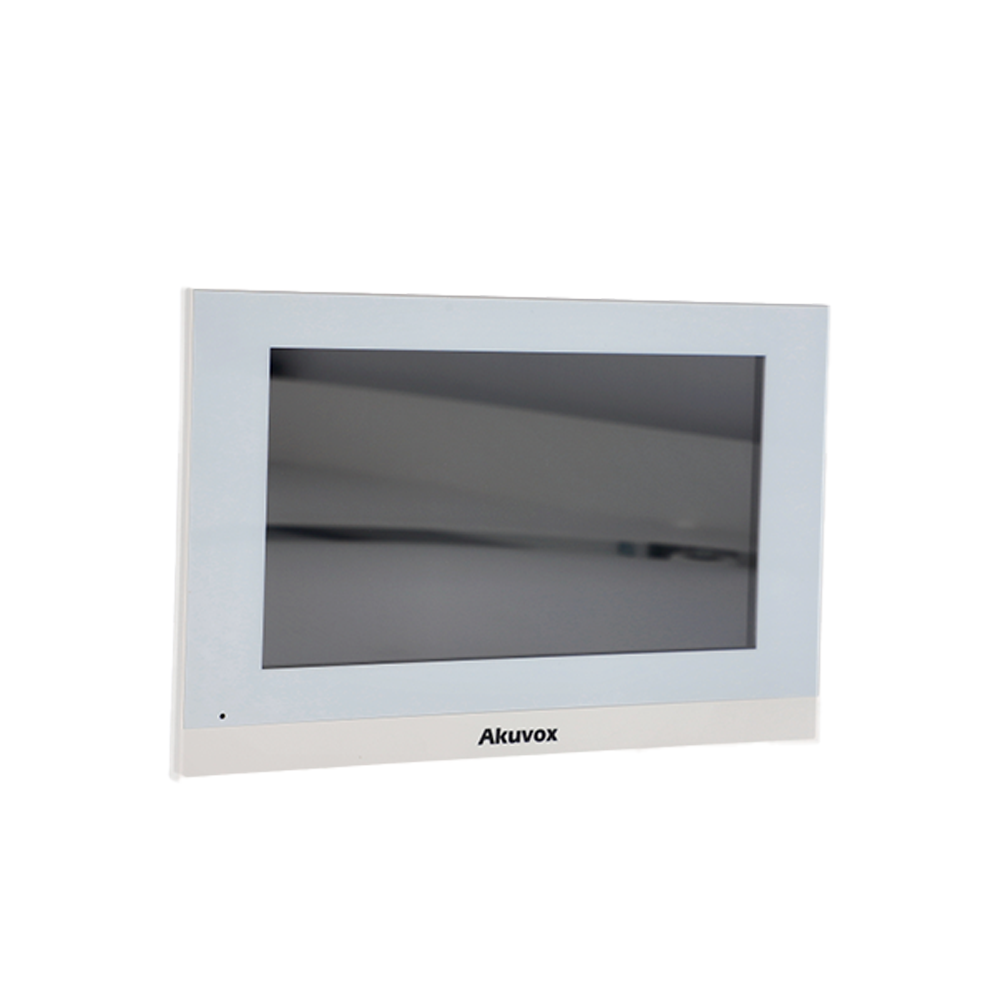 Akuvox C313N monitorius 7 coliu Linux PoE dizaino baltas