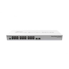 MikroTik CRS326-24G-2S+RM L2 Managed Gigabit Switch, 24x Gigabit + 2x SFP+