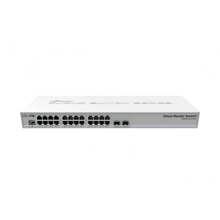 MikroTik CRS326-24G-2S+RM управляемый коммутатор 24 порта Gigabit 2x SFP+