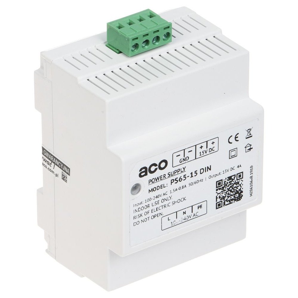 MAITINIMAS PS65-15-DIN ACO