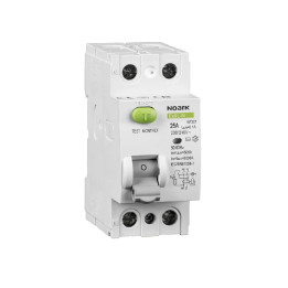 Diferencialinis jungiklis Noark 108350, 2 polių, 40A, 30mA, A tipas, 6kA
