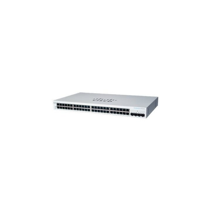 Cisco Business 220 Series CBS220-48T-4X-EU Smart Managed Switch, 48 Gigabit + 4 10GbE SFP+
