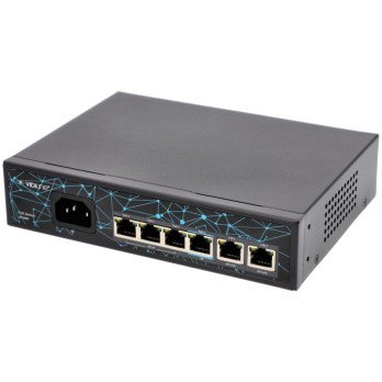 Sledzis Vidiline 4x PoE 100Mb/s 2x RJ45 Uplink 100Mb/s 65W VIDI-F0420FBL_V2
