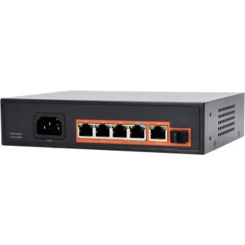 Sledzis VIDI-G0411GE_2 4x PoE 1000Mb/s 1x RJ45 Uplink i 1x SFP 1000Mb/s 65W