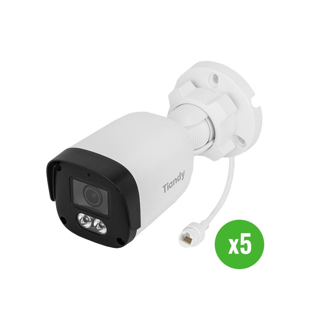 5 Tiandy TC-C321N IP tinklo kameru rinkinys Spec:I3/E/Y/2,8mm