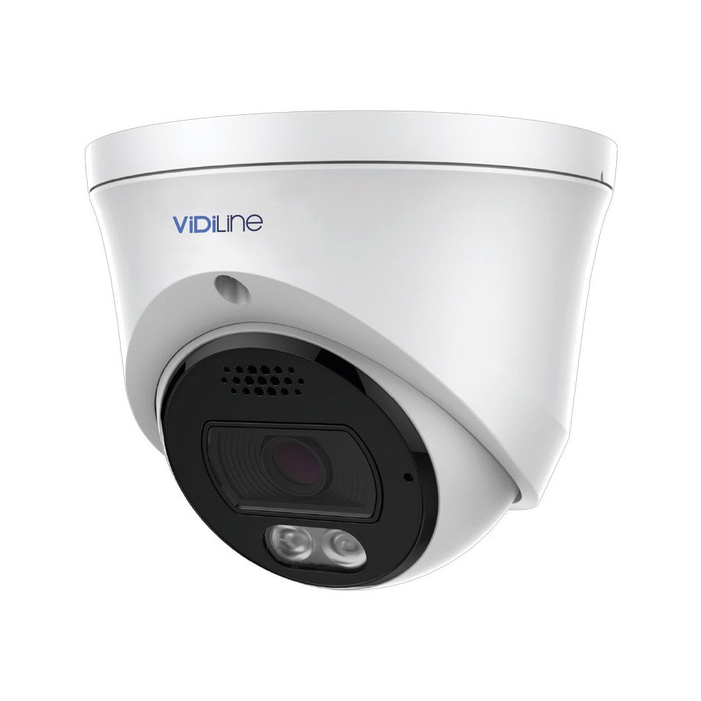 VIDI-IPC-38D Dome IP kamera I3W/E/A/S/G/O/M/2.8mm 8Mpx Dual Light Agrina bridinajuma metals