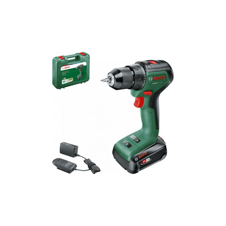BOSCH UniversalDrill 18V-60 2Ah bezvadu skrūvgriezis 06039D7001