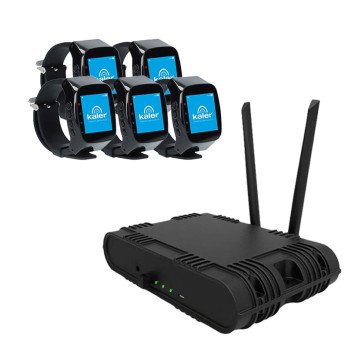 KALER ieskos sistema SMS pranesimu siuntimo i 5 laikrodzius sistema