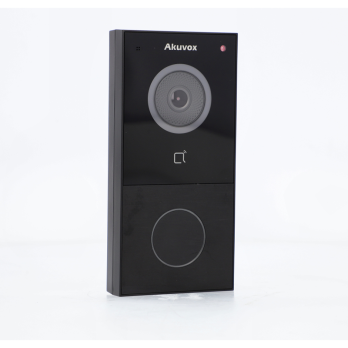 Akuvox E12W Vienos seimos, ant pavirsiaus montuojamas lauko skydelis Juodas WiFi