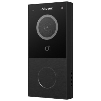 Akuvox E12W Single-family, surface-mounted outdoor panel Black WiFi