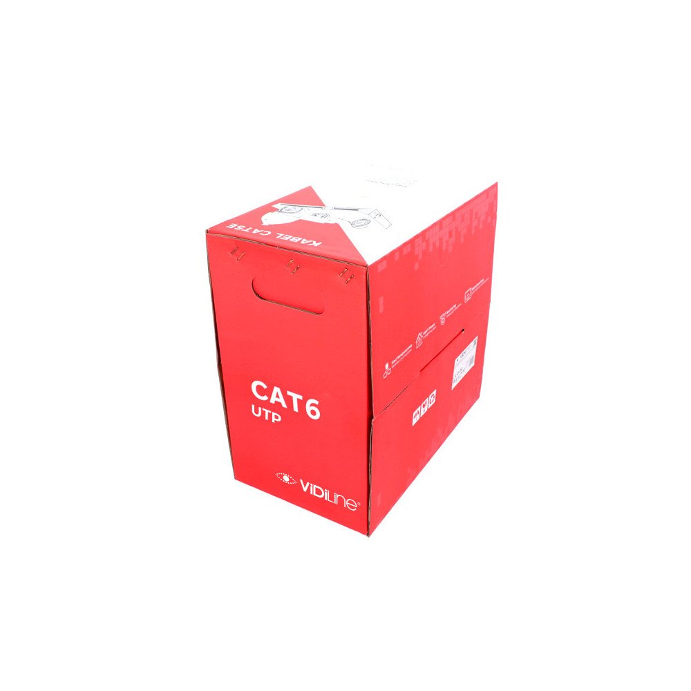 VITA PARA KABELIS UTP CAT 6 CU ECA DRAUDS - 1m