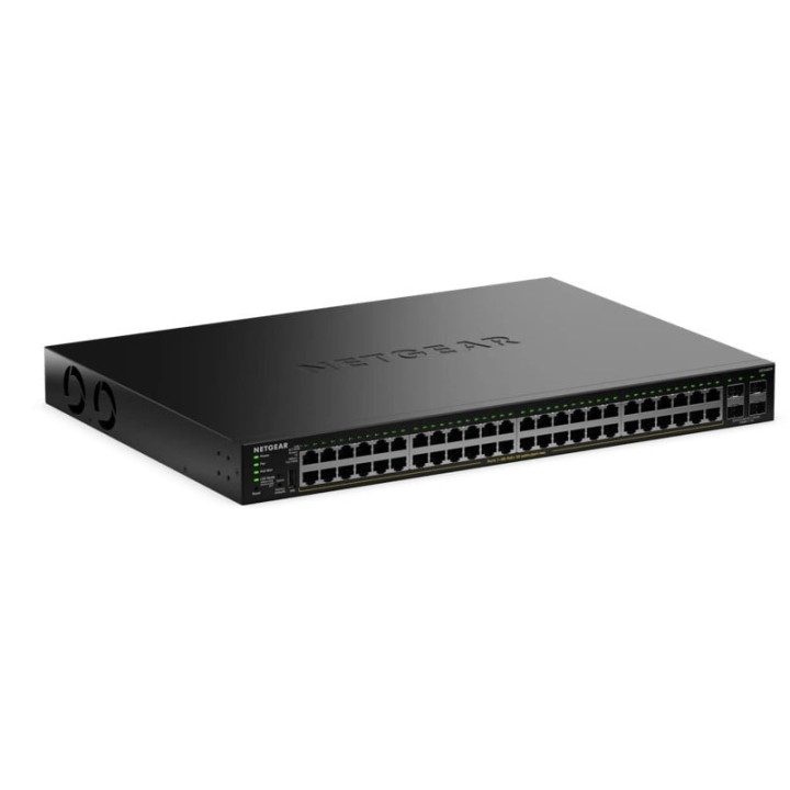 NETGEAR GS348TPv2 Managed L2/L3 Gigabit PoE+ -kytkin 48 PoE+-portilla ja 4 SFP-uplinkillä