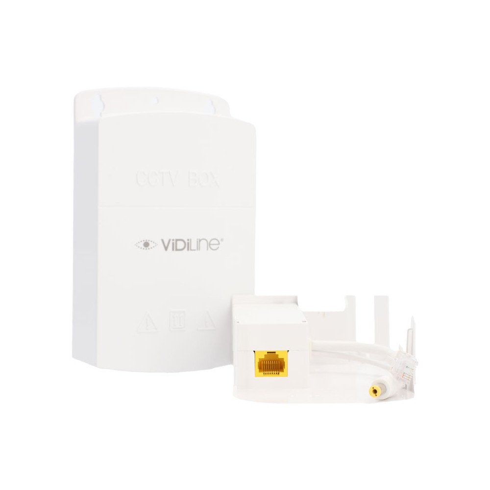 ViDi-P09-BOX stabilisaatori jaotur PoE 48V/12V 19W