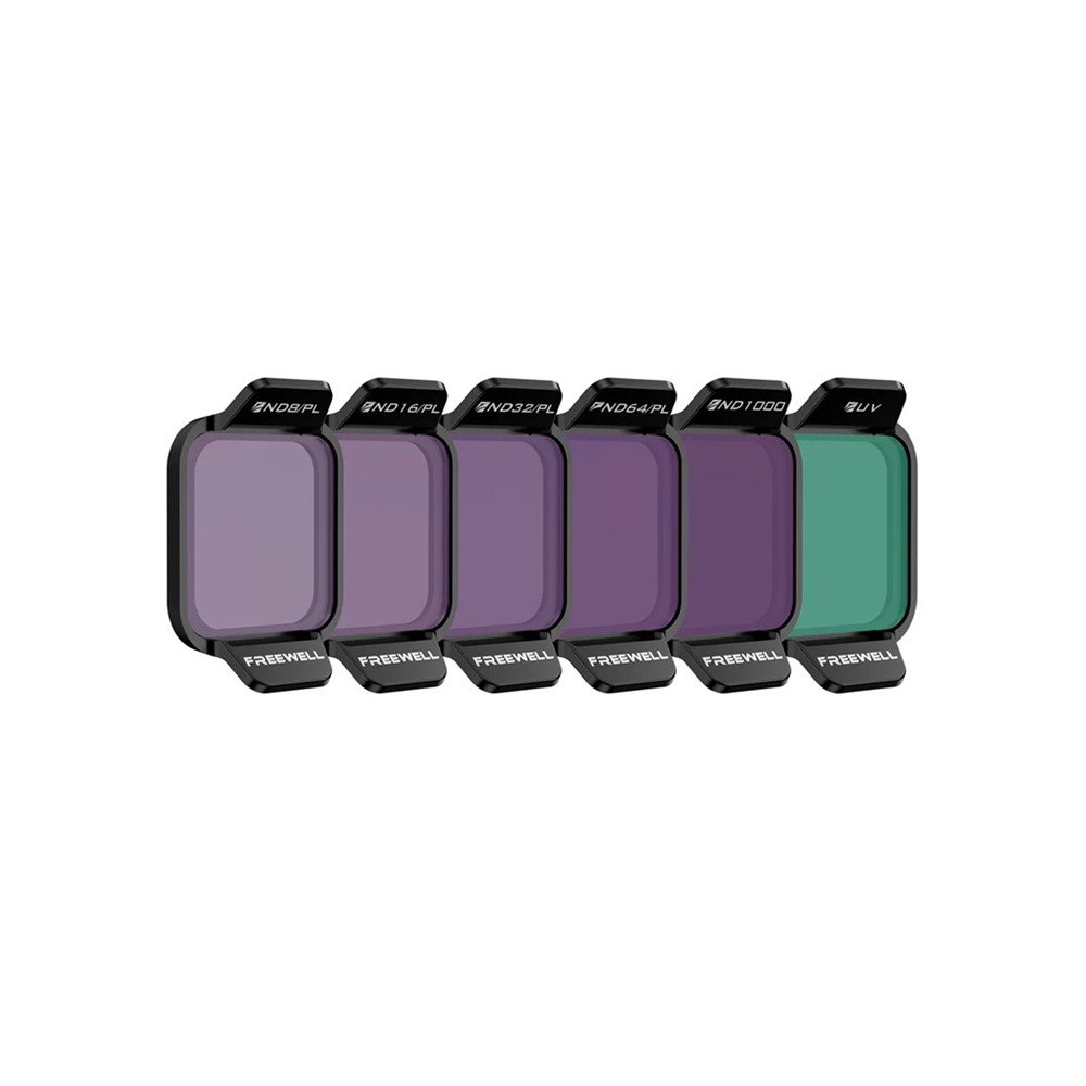 6 vnt. Freewell Bright Day filtru rinkinys, skirtas DJI Flip