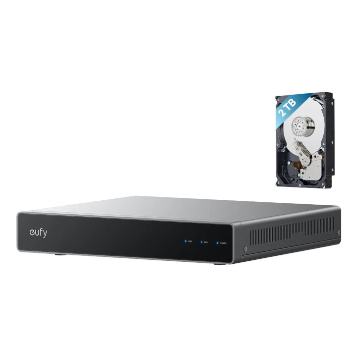 Eufy Network Video Recorder S4 Black, Gray T8N00341