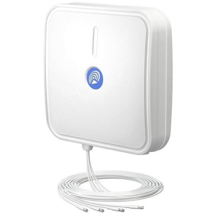 QuWireless AP5G4-1 QuPanel 5G/LTE HP MIMO 4x4 Directional Antenna with 10m Cable, SMA