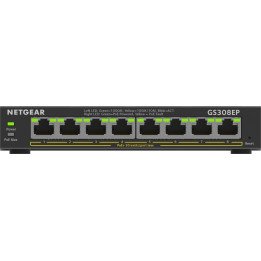 NETGEAR GS308EP-100PES 8-Port Gigabit Plus PoE+ Switch