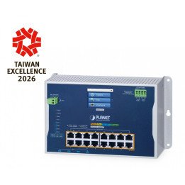PLANET WGS-5215-16UP4XV 16-портовый PoE++ 10G SFP+ управляемый коммутатор