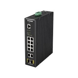 D-Link DIS-200G-12PS управляемый L2 Gigabit PoE коммутатор 12 портов