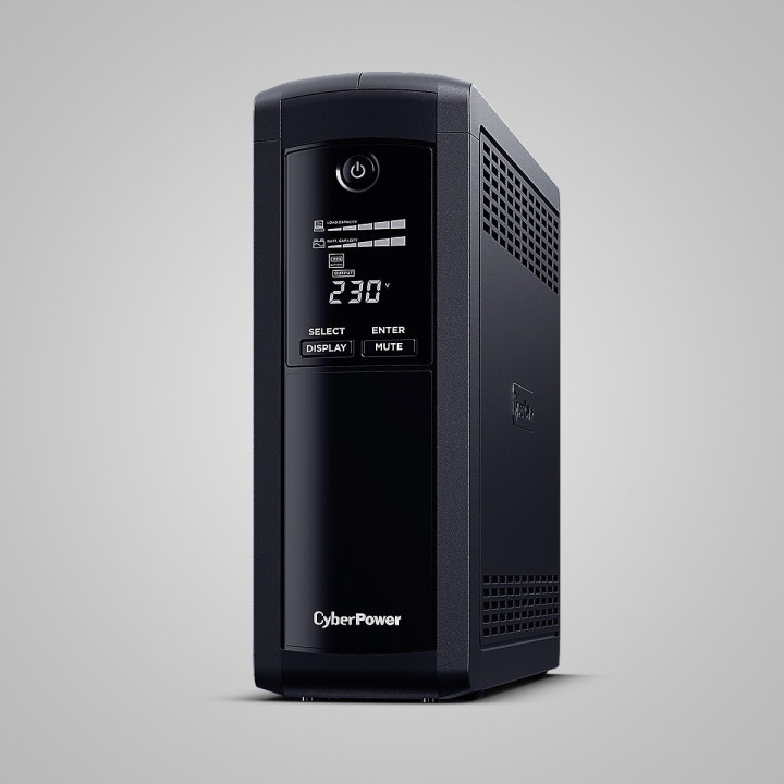 CyberPower VP1200ELCD-FR Line-Interactive UPS 1200VA/720W, 5 lizdai