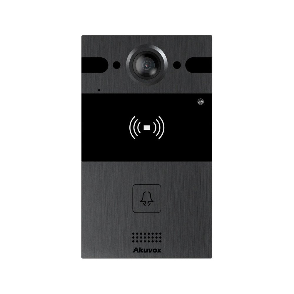 Akuvox R25A Vienos seimos isorinis skydas, montuojamas ant pavirsiaus, juodas