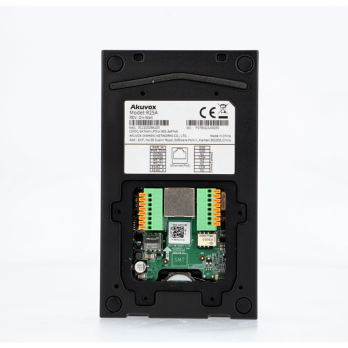 Akuvox R25A Uhepere valispaneel, pinnapealne, must