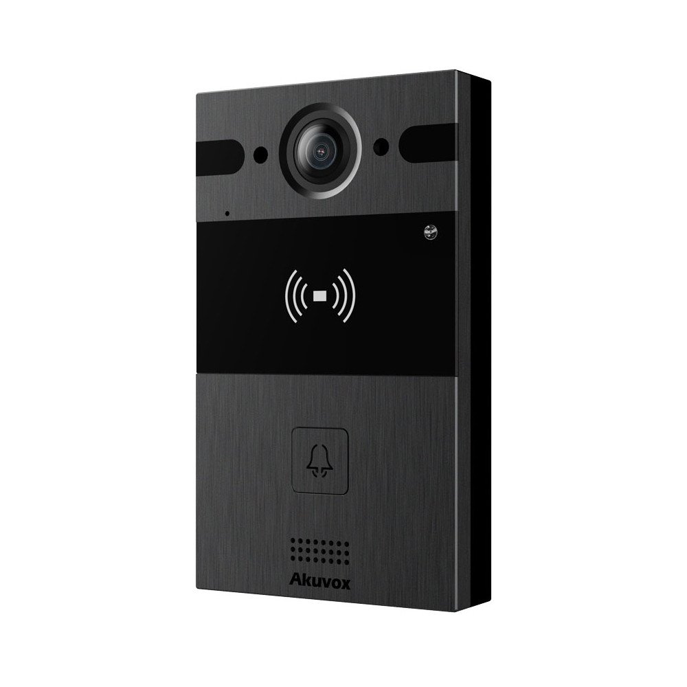 Akuvox R25A Uhepere valispaneel, pinnapealne, must