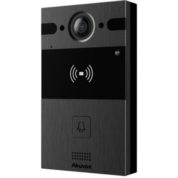 Akuvox R25A Vienas gimenes arejais panelis, montejams uz virsmas, melns