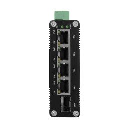 BCS BCS-ISP04G-1SFP Промышленный PoE коммутатор 4 порта 1Gbps