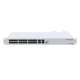 MikroTik CRS326-24S+2Q+RM 24x10GbE SFP+ 2x40GbE QSFP pārvaldāms slēdzis